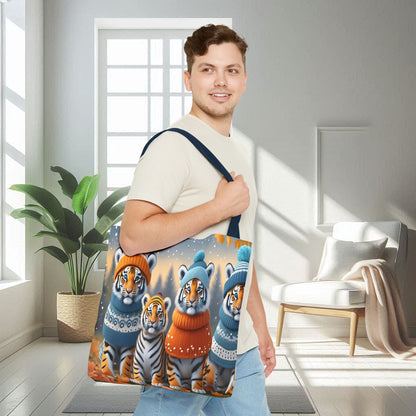 Tigers In Woolens | Tote Bag