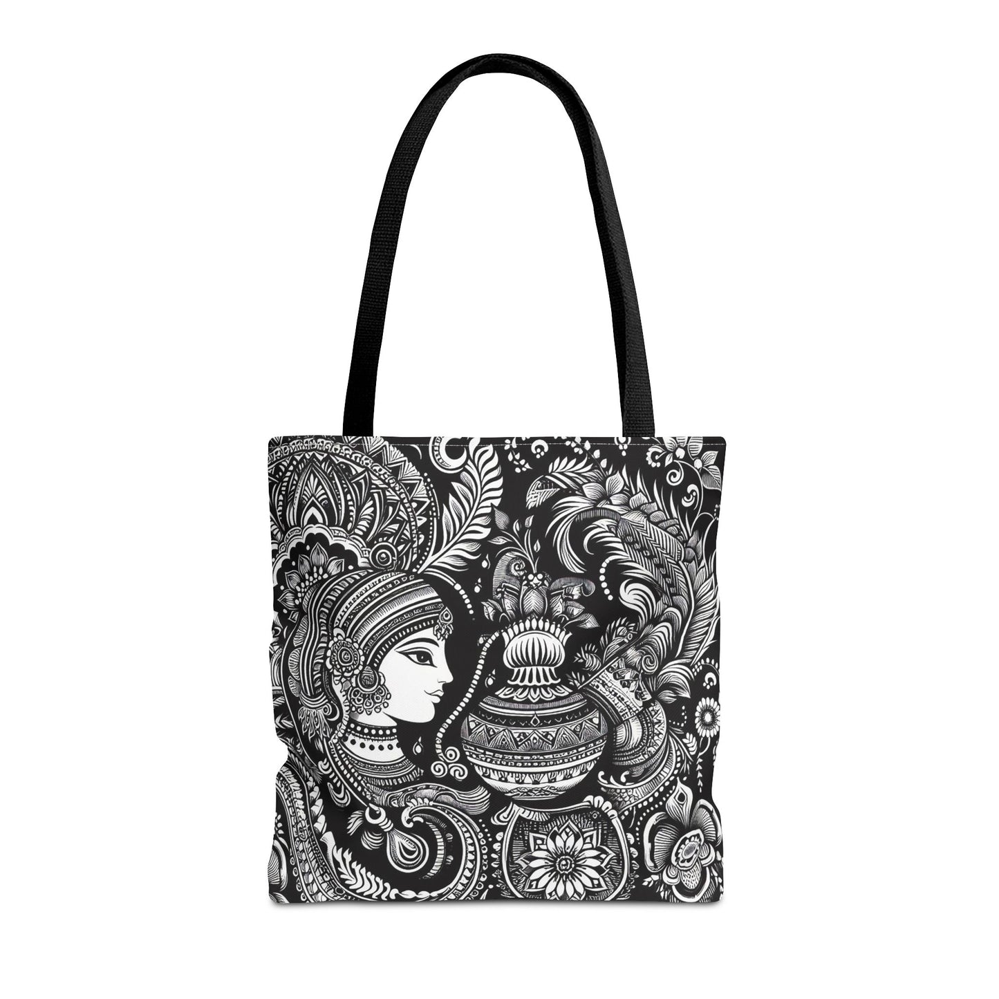 Traditional Black And White Design | Tote Bag