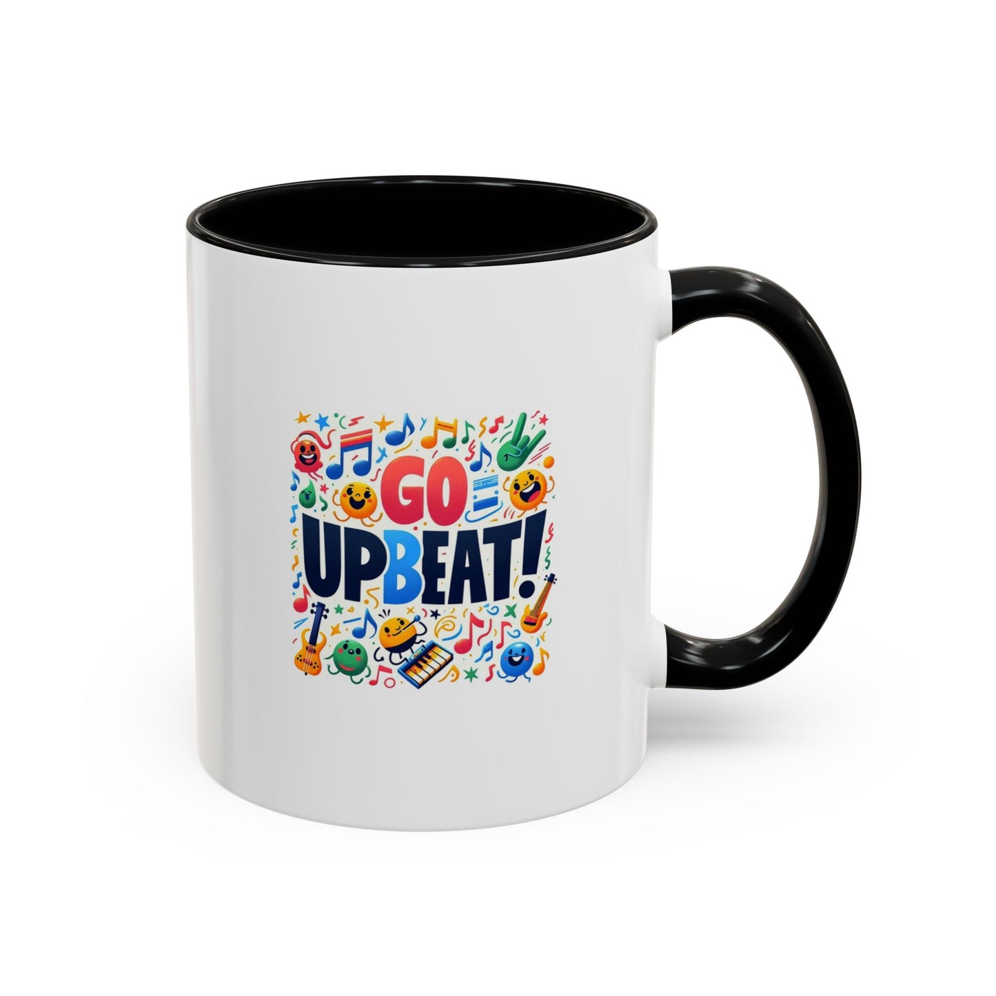 Go Upbeat! | Accent Coffee Mug (11, 15oz)