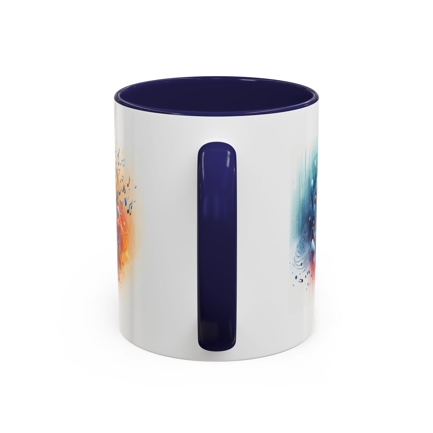 Musical Notes and Instruments | Accent Coffee Mug (11, 15oz)