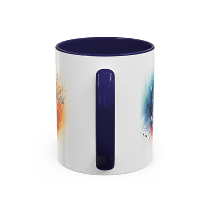 Musical Notes and Instruments | Accent Coffee Mug (11, 15oz)