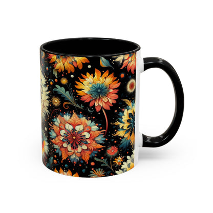 Vibrant Dandelions | Accent Coffee Mug (11oz)