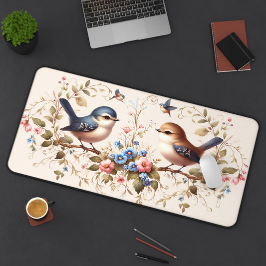 Birds on a Branch | Desk Mat