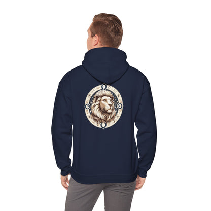 Lion | Signe du zodiaque | Sweat à capuche unisexe Heavy Blend™