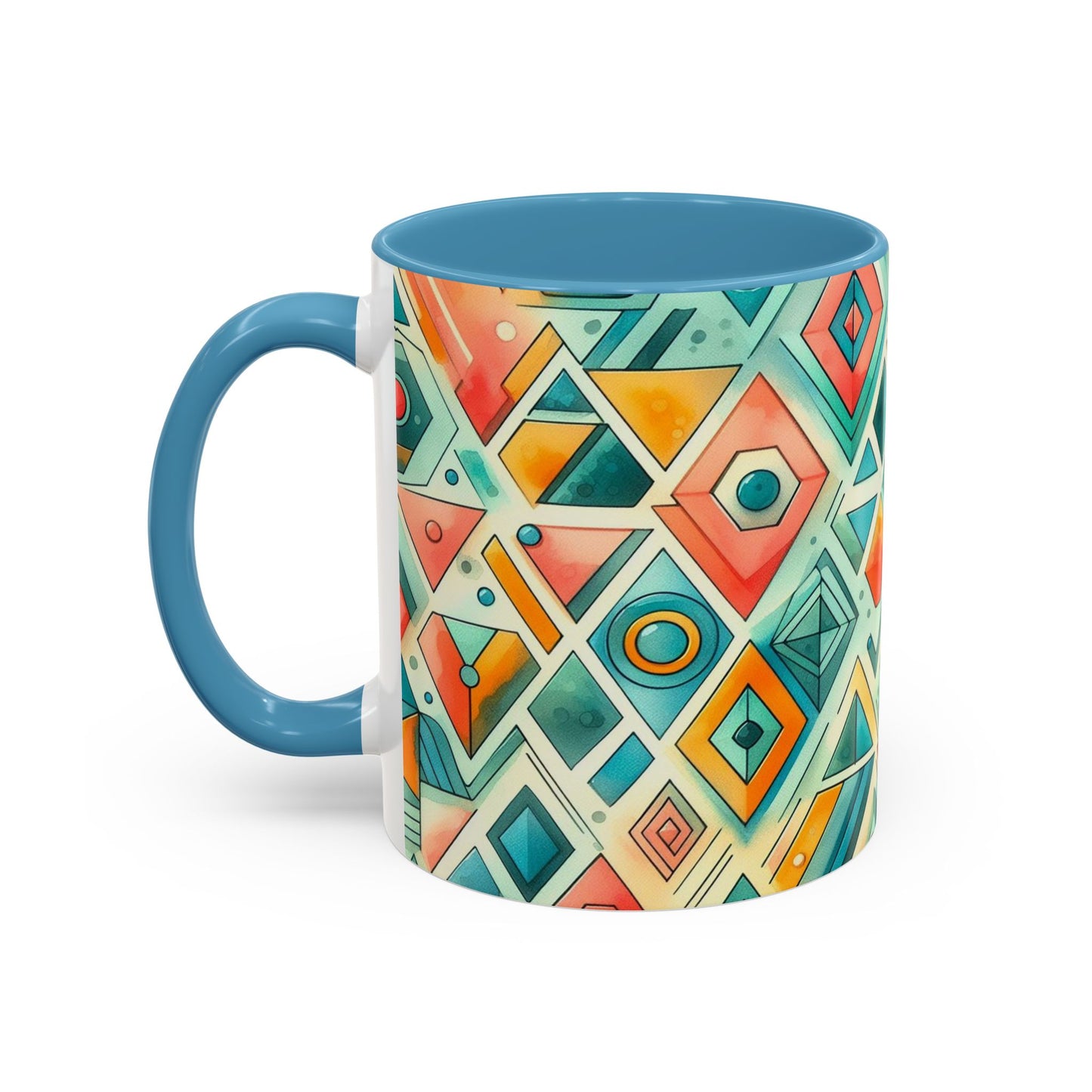 Abstract Geometric Pattern | Accent Coffee Mug (11oz)