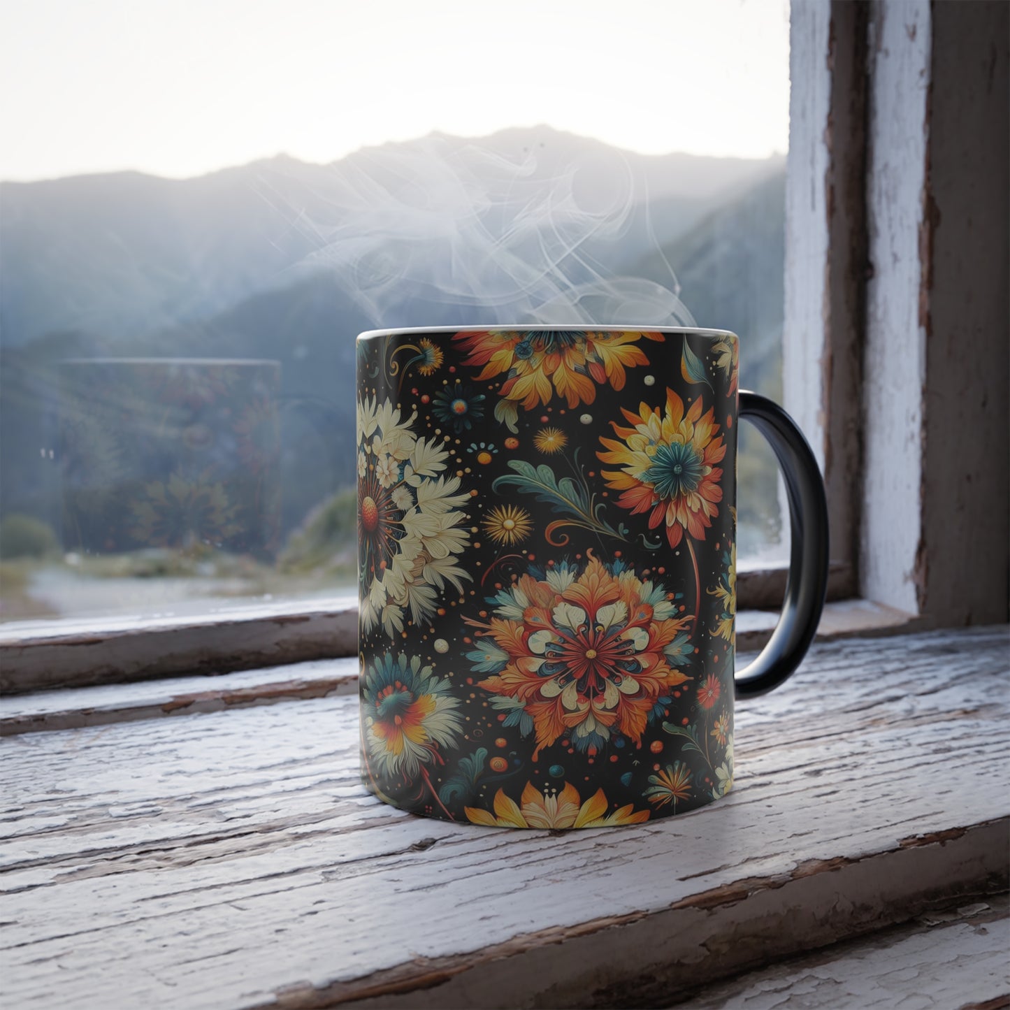 Vibrant Dandelions | Color Morphing Mug, 11oz