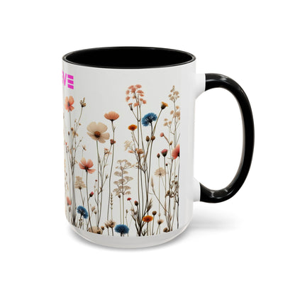 Believe | Wildflowers | Accent Coffee Mug (11, 15oz)