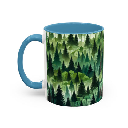 Forest Trees | Accent Coffee Mug (11oz)