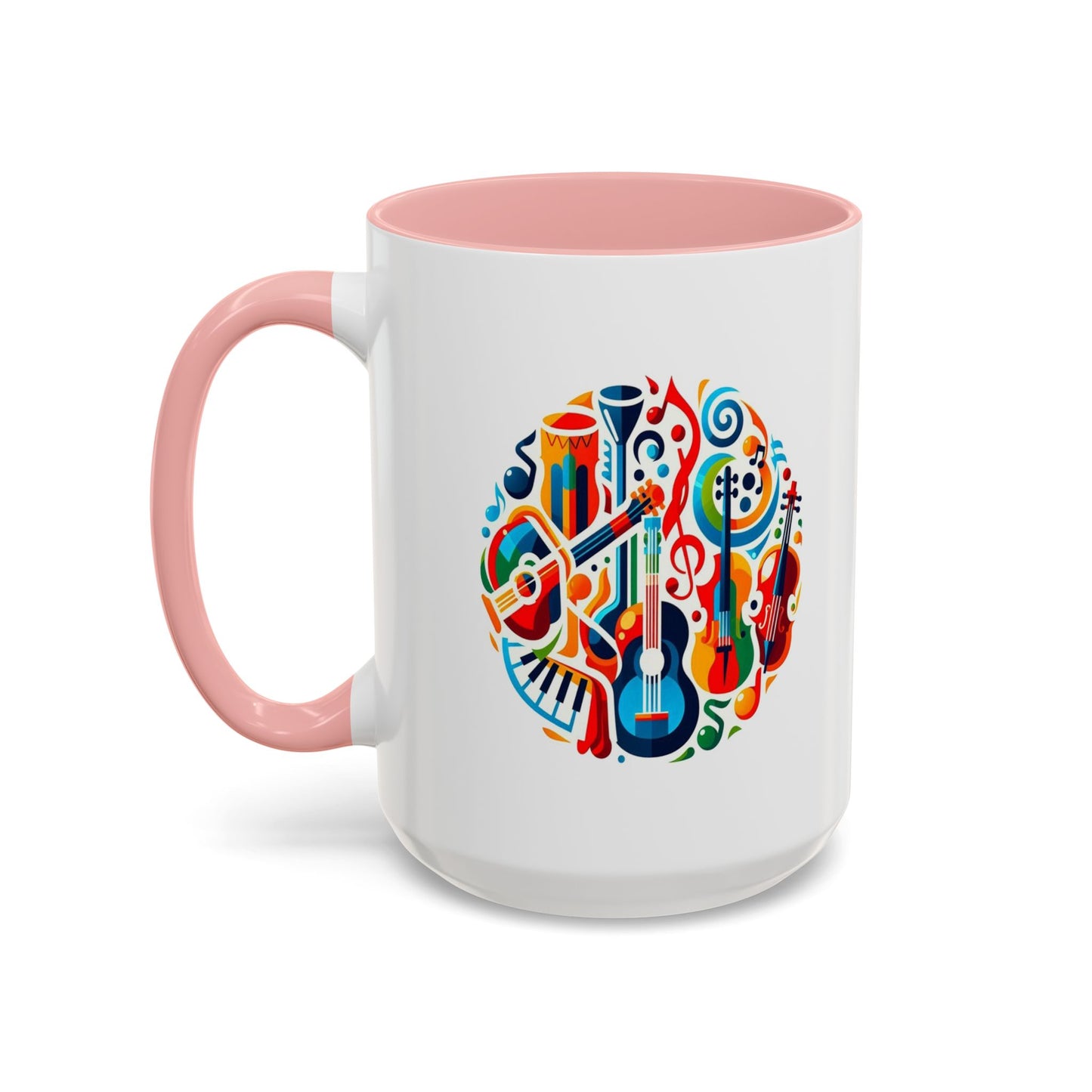 Musical Instruments | Accent Coffee Mug (11, 15oz)