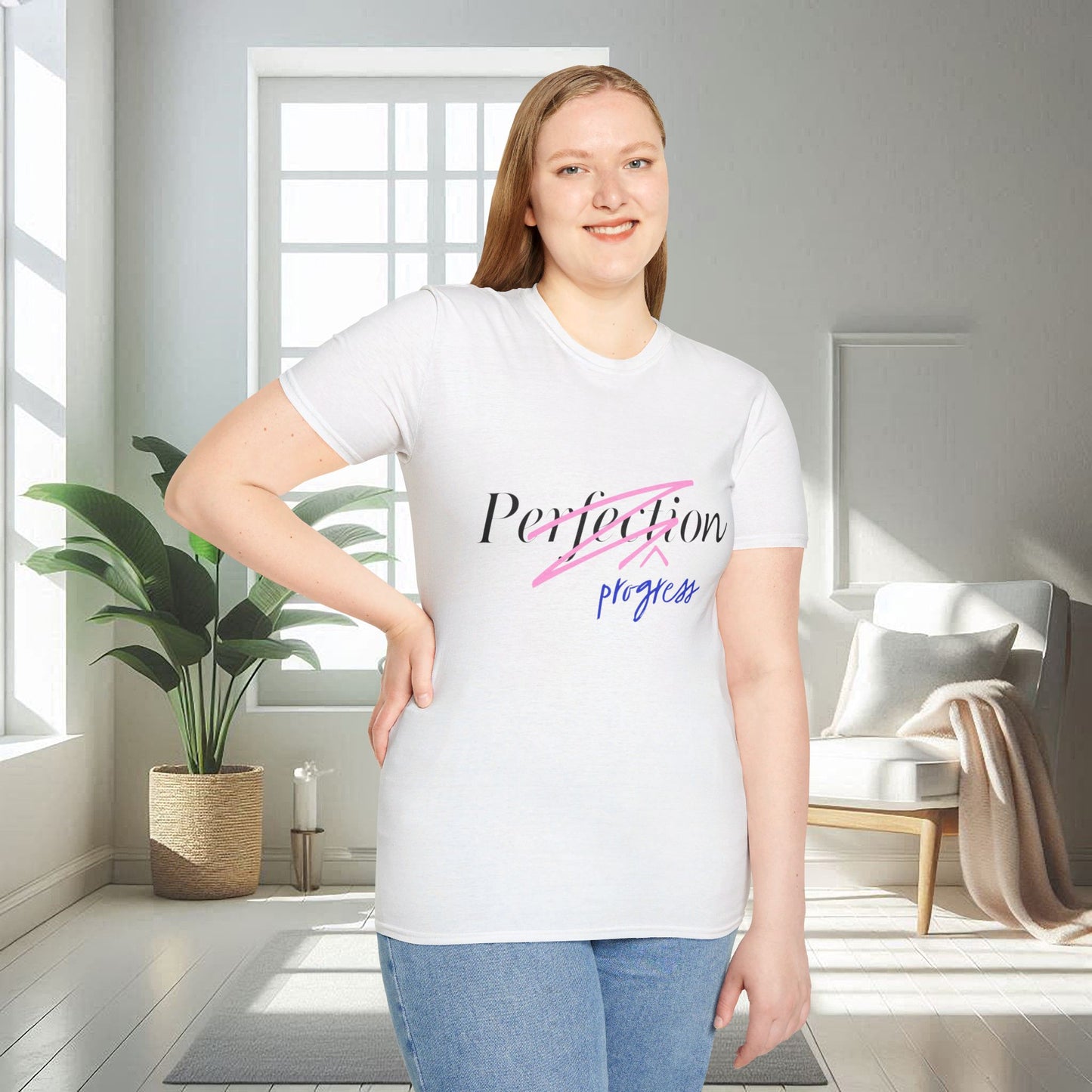 Progress, Not Perfection | Unisex Soft T-shirt