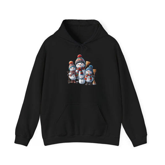 Snowman Family | Unisex Heavy Blend™ Hooded Sweatshirt