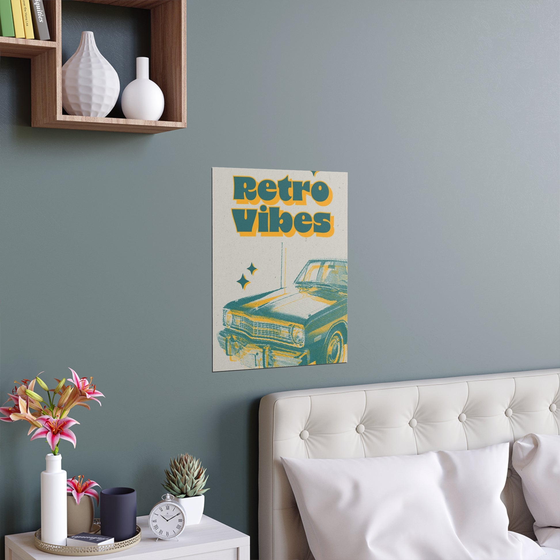 Retro Vibes | Indoor and Outdoor Silk Poster