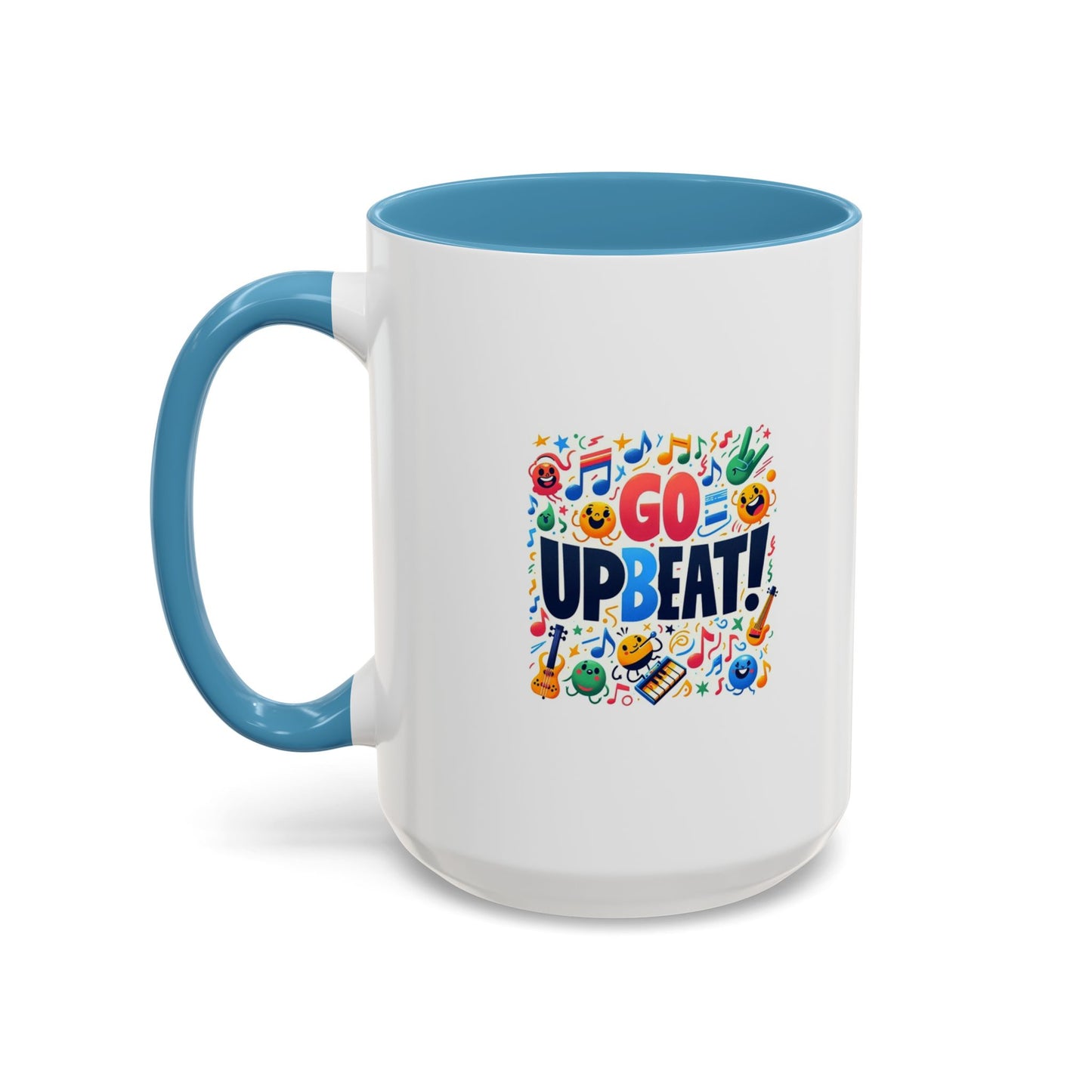 Go Upbeat! | Accent Coffee Mug (11, 15oz)