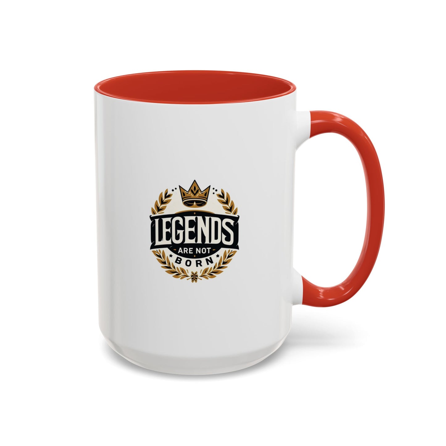 Legend Are Not Born | Accent Coffee Mug (11, 15oz)