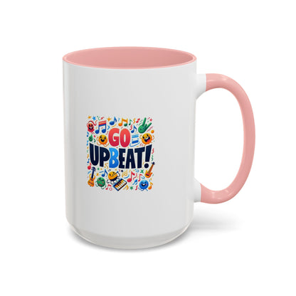 Go Upbeat! | Accent Coffee Mug (11, 15oz)