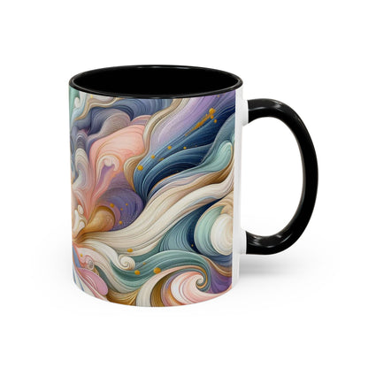 Tourbillons colorés | Tasse à café Accent (11 oz)