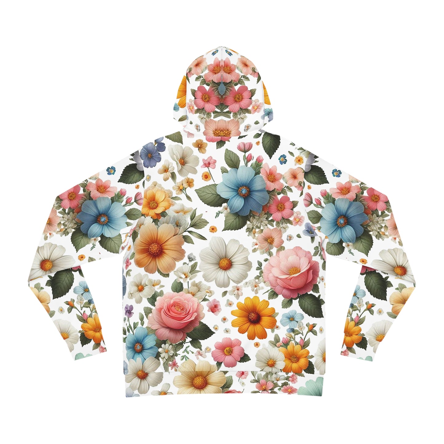 Motif fleuri | Sweat à capuche unisexe