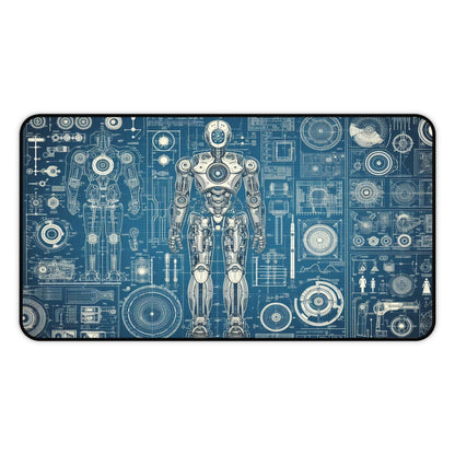 Robot Blueprints | Desk Mat