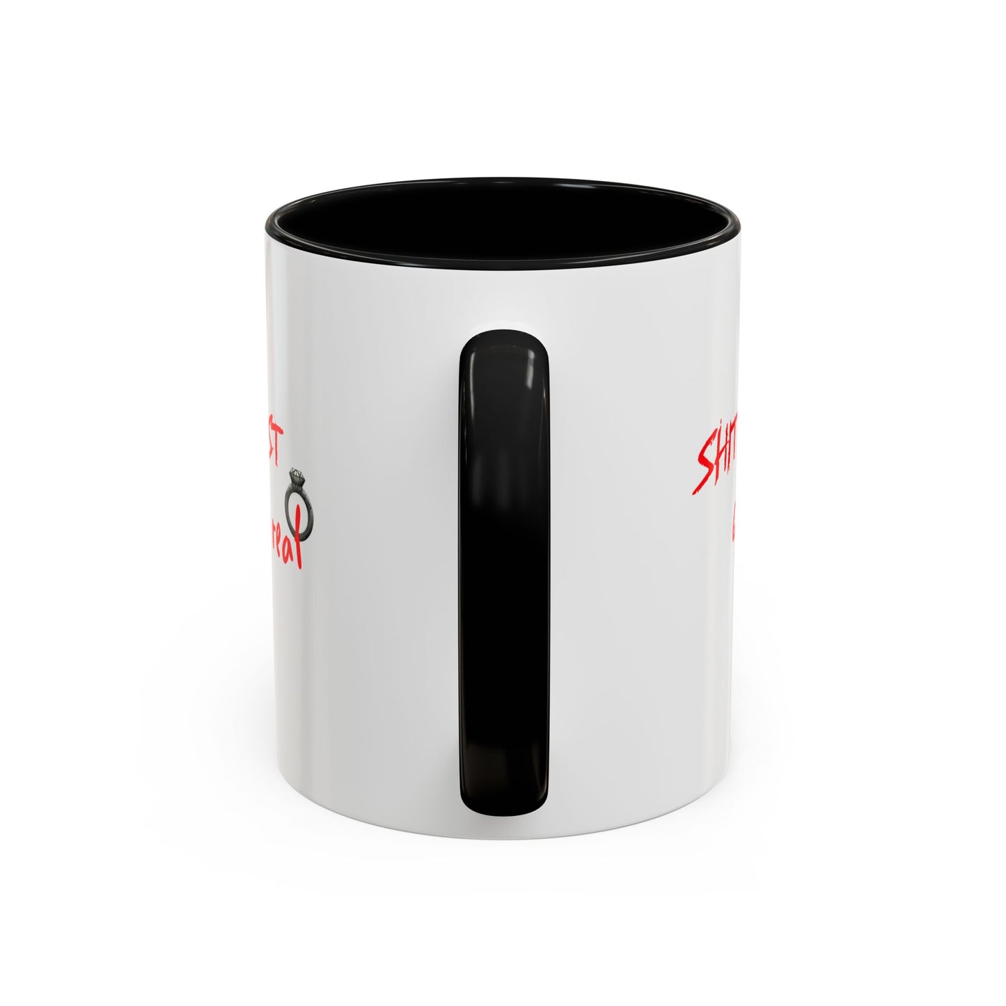 Shit Just Got Real Engagement Ring | Accent Coffee Mug (11, 15oz)