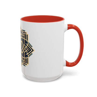 Royal Geometric Pattern | Accent Coffee Mug (11, 15oz)