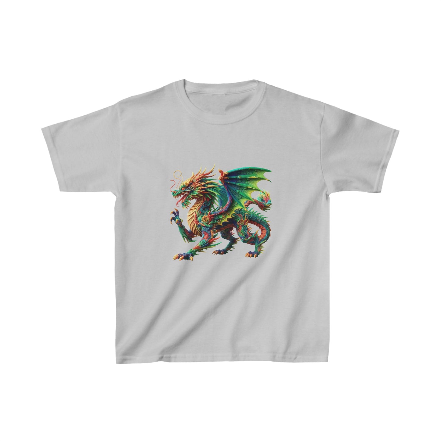 Dragon Flying | Kids Heavy Cotton™ Tee