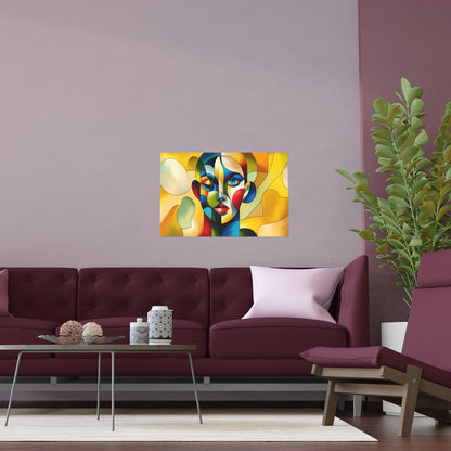 Modern Art | Indoor and Outdoor Silk Poster