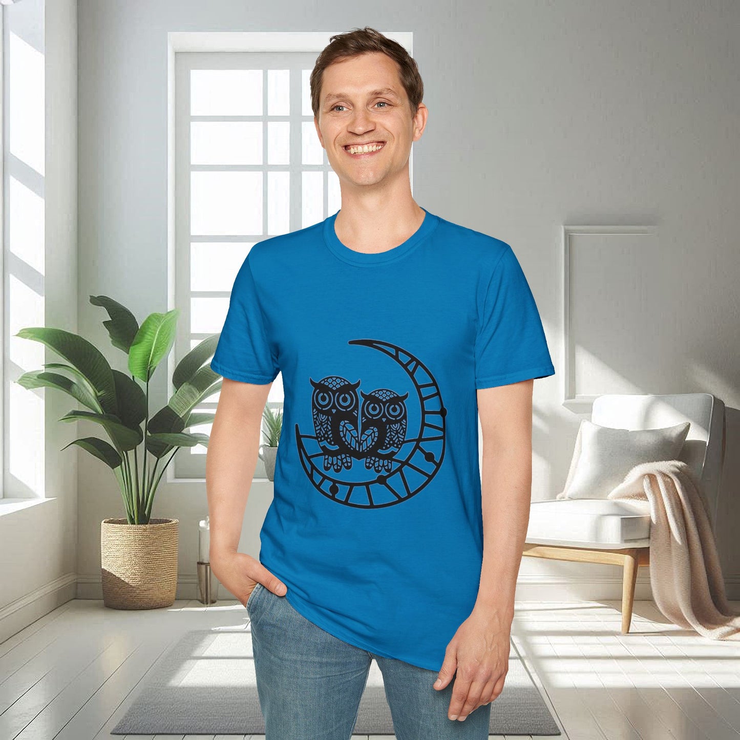 Camiseta unisex suave Two Owls