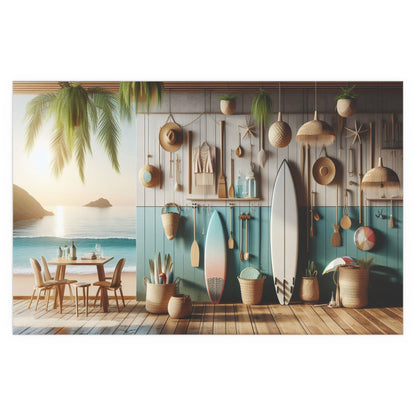 Beach Shack | Indoor and Outdoor Silk Poster