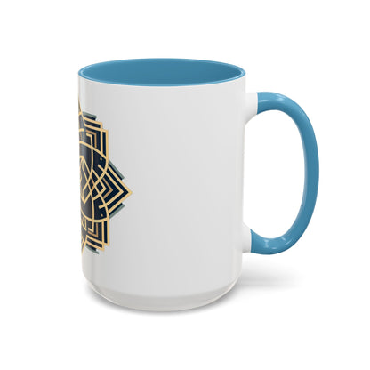 Royal Geometric Pattern | Accent Coffee Mug (11, 15oz)