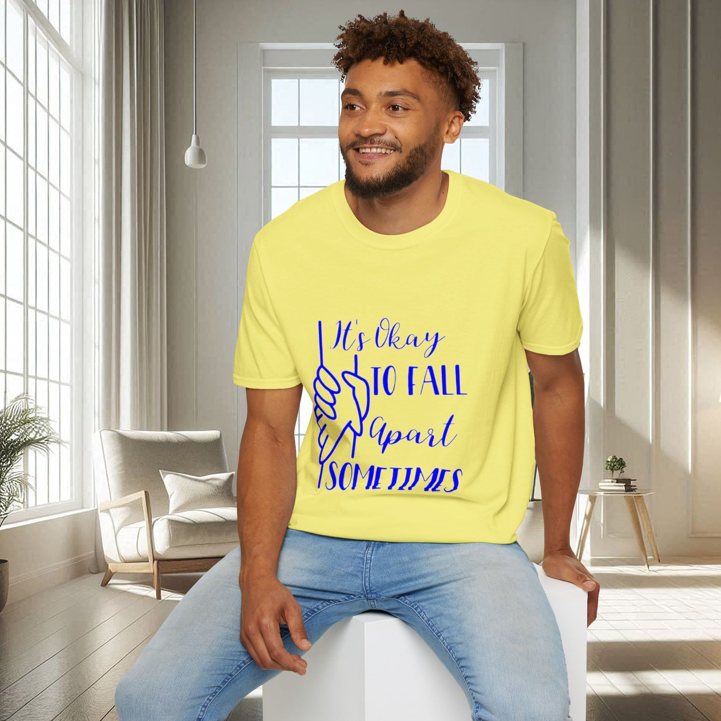 Il est normal de s'effondrer parfois | T-shirt doux unisexe