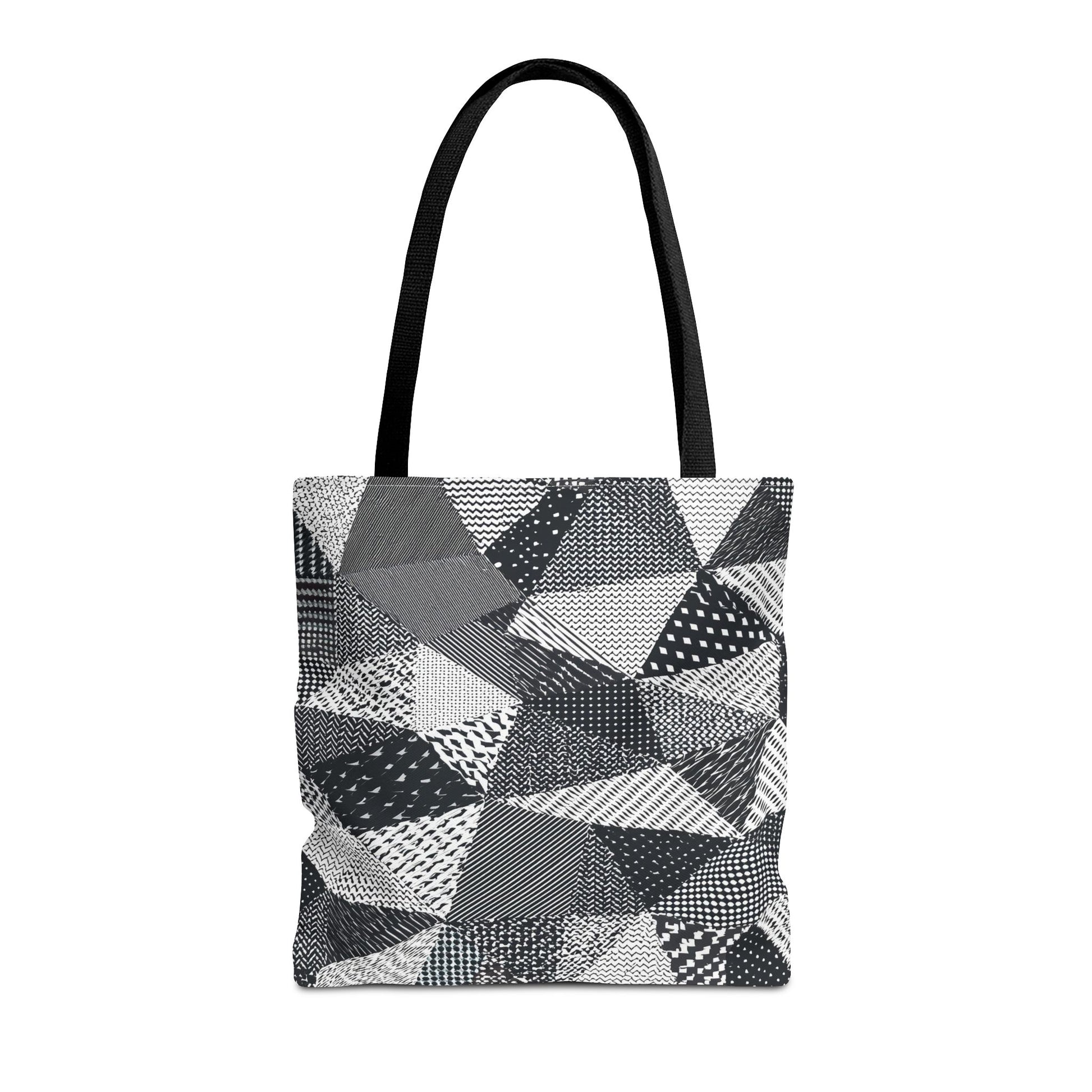 Black, White Abstract Shapes | Tote Bag