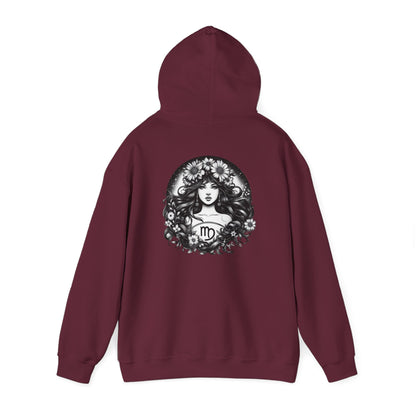 Sudadera unisex con capucha Heavy Blend™ | Signo del zodiaco Virgo