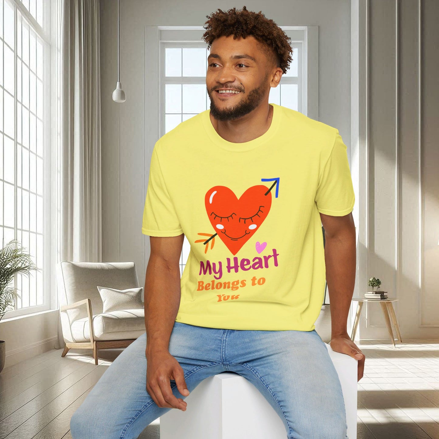 Mon cœur t'appartient | T-shirt doux unisexe