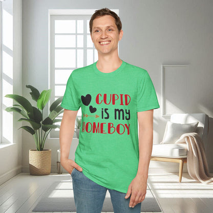 Cupidon est mon pote | T-shirt doux unisexe