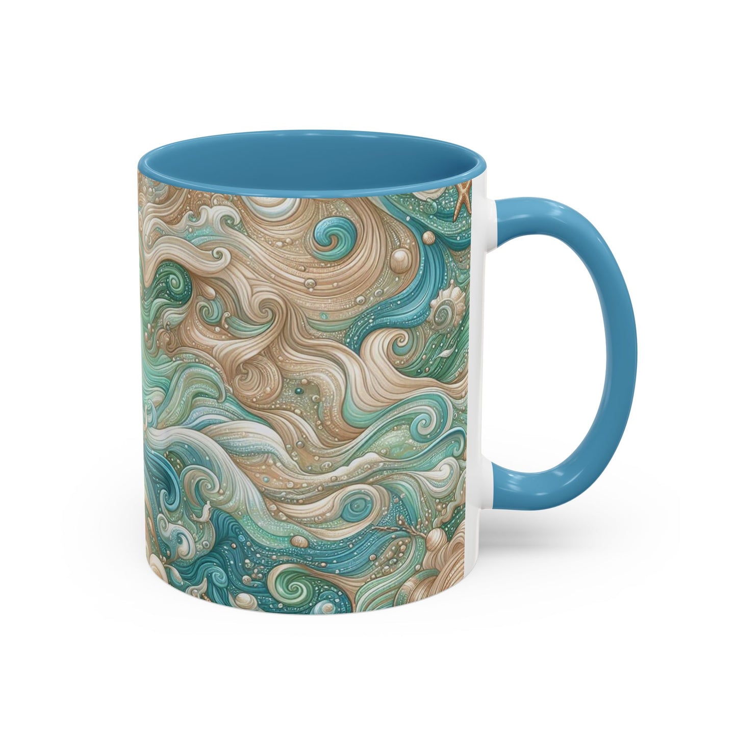 3D Ocean Beauty | Accent Coffee Mug (11oz)