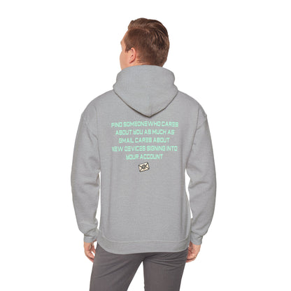 Find Someone Who... | Funny Quote | Unisex Heavy Blend™ Hooded Sweatshirt