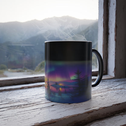 Beautiful Northern Lights | Color Morphing Mug, 11oz