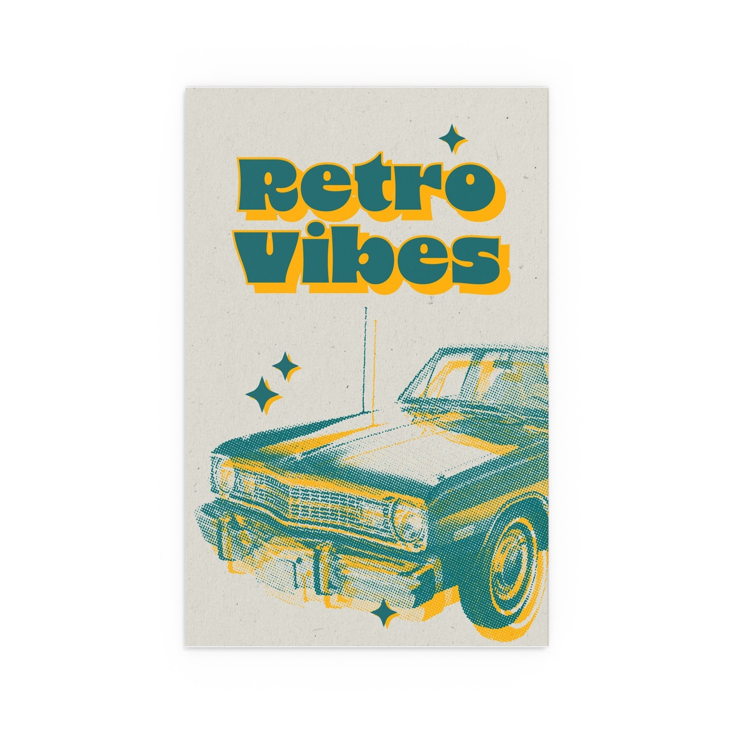 Retro Vibes | Indoor and Outdoor Silk Poster