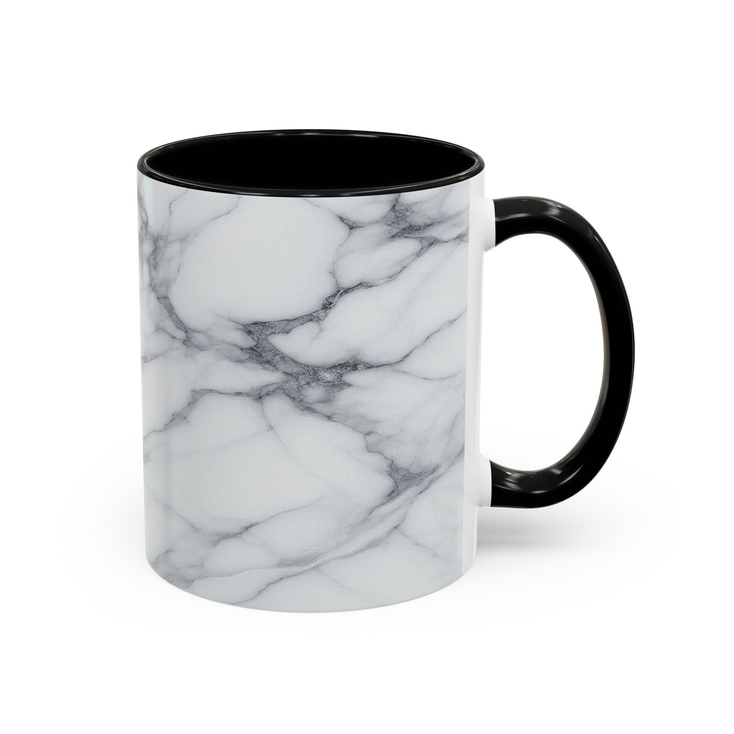 Motif en marbre | Tasse à café Accent (11 oz)