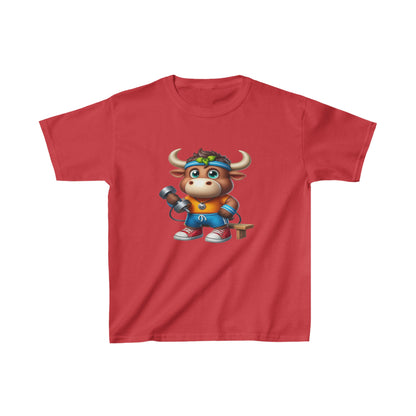 Camiseta de algodón pesado para niños Moose |