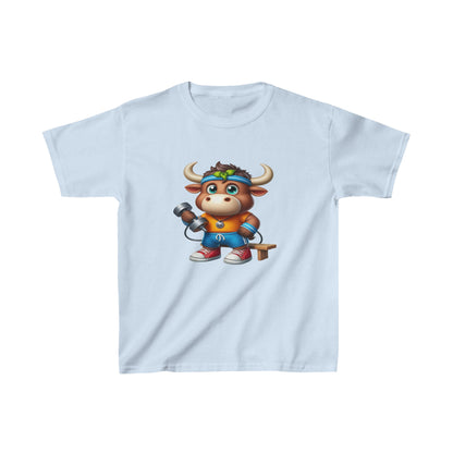 Camiseta de algodón pesado para niños Moose |