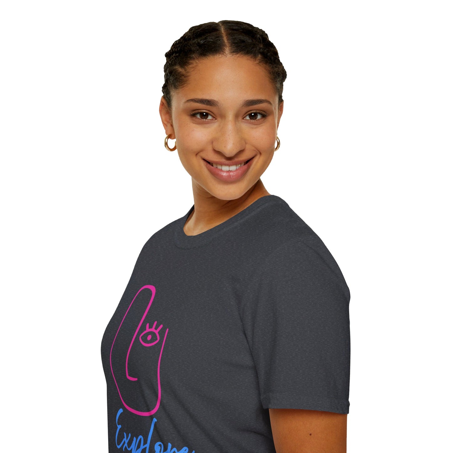 Explorez et voyagez | T-shirt doux unisexe