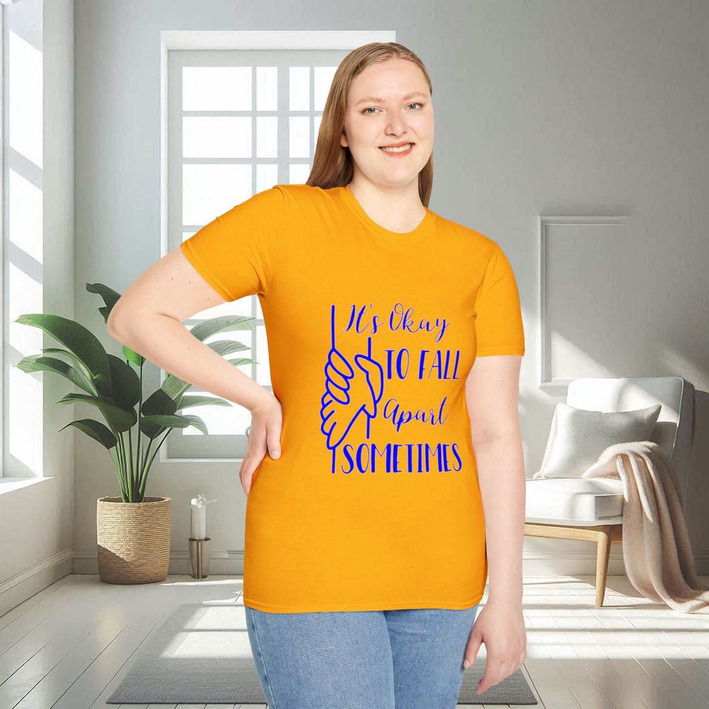 Il est normal de s'effondrer parfois | T-shirt doux unisexe