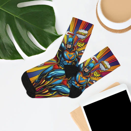 Superhero from a Comic | Comfortable Socks