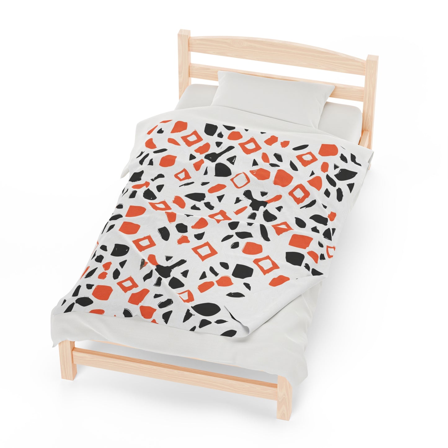 Modem Abstract Pattern | Velveteen Plush Blanket