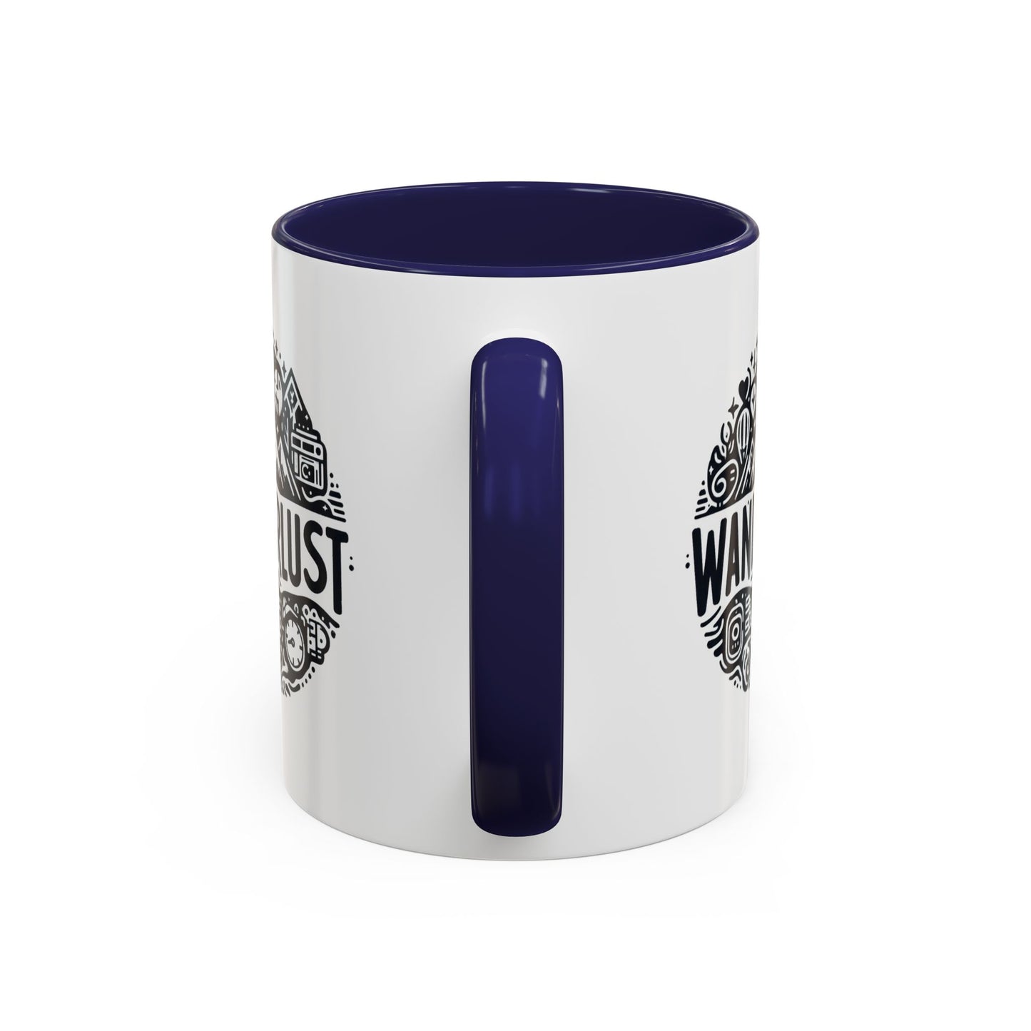 Wanderlust for the Travelling Soul | Accent Coffee Mug (11, 15oz)