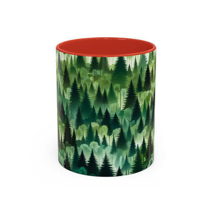 Forest Trees | Accent Coffee Mug (11oz)