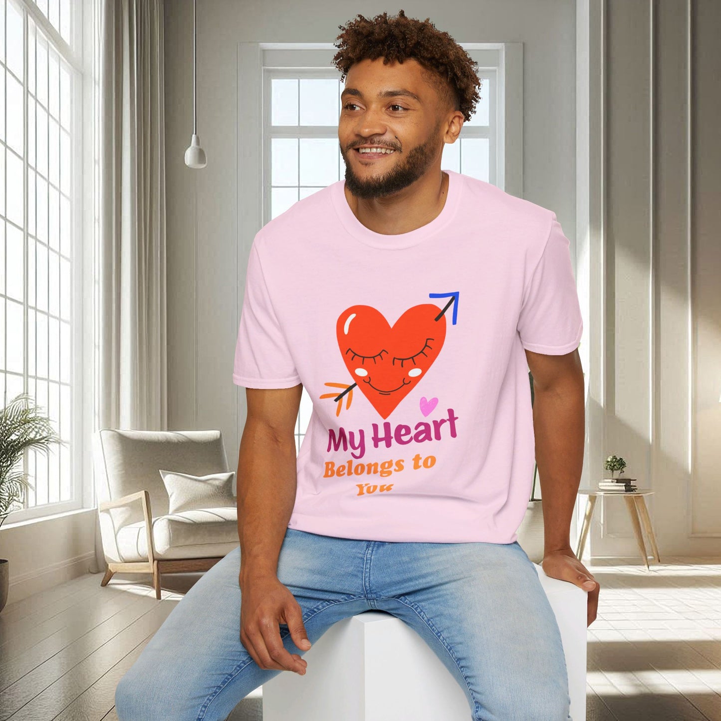 Mon cœur t'appartient | T-shirt doux unisexe