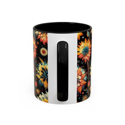 Vibrant Dandelions | Accent Coffee Mug (11oz)