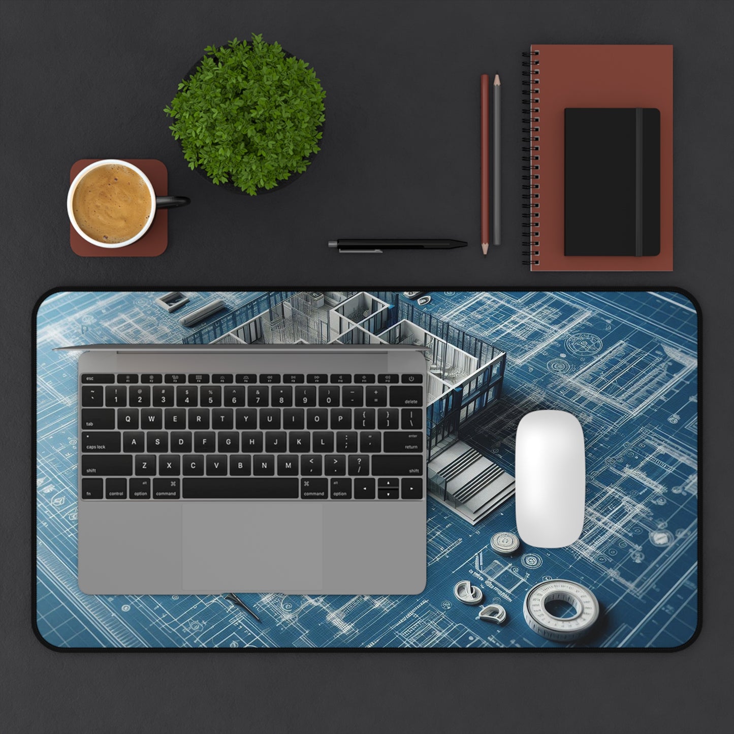 Architectural Blueprint | Desk Mat